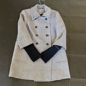 ❣️J. Crew Italian double breasted wool coat❣️Size 8